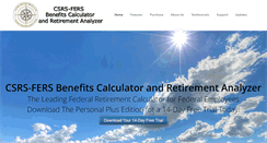Desktop Screenshot of fedretiresoftware.com