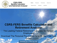 Tablet Screenshot of fedretiresoftware.com